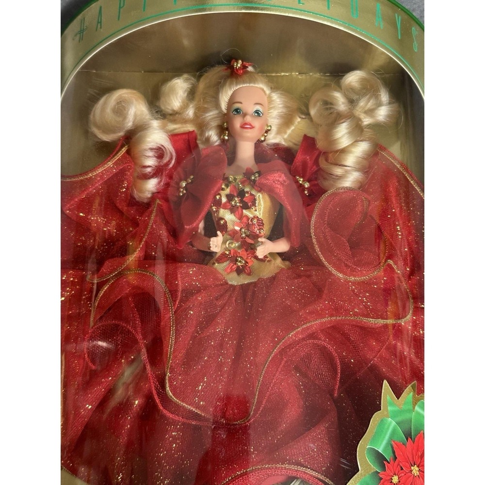 VTG Barbie Doll Happy Holidays Hallmark Special Edition 1993 Mattel 10824‎